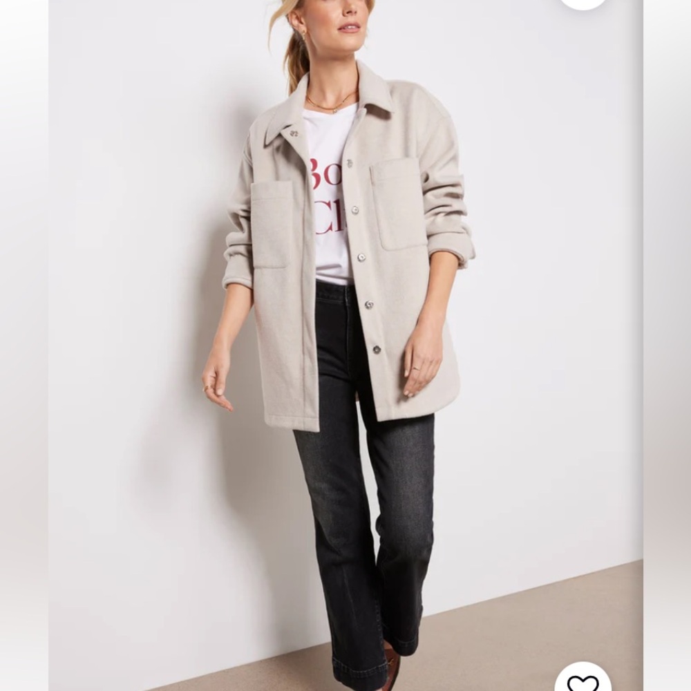 Sanctuary Bedford Shacket Women's Cream Jacket. Size XS